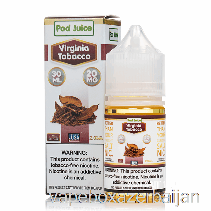 Vape Baku Virginia Tobacco - Pod Juice - 30mL 0mg